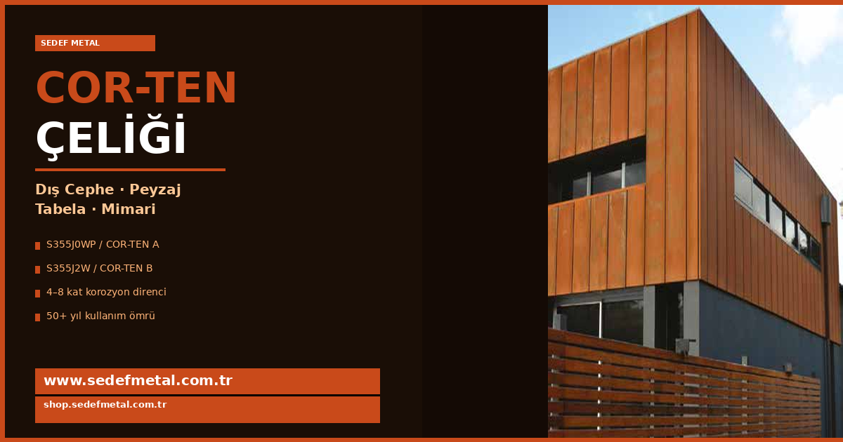 Corten Çeliği Nedir? Dış Cephe ve Tabela Rehberi